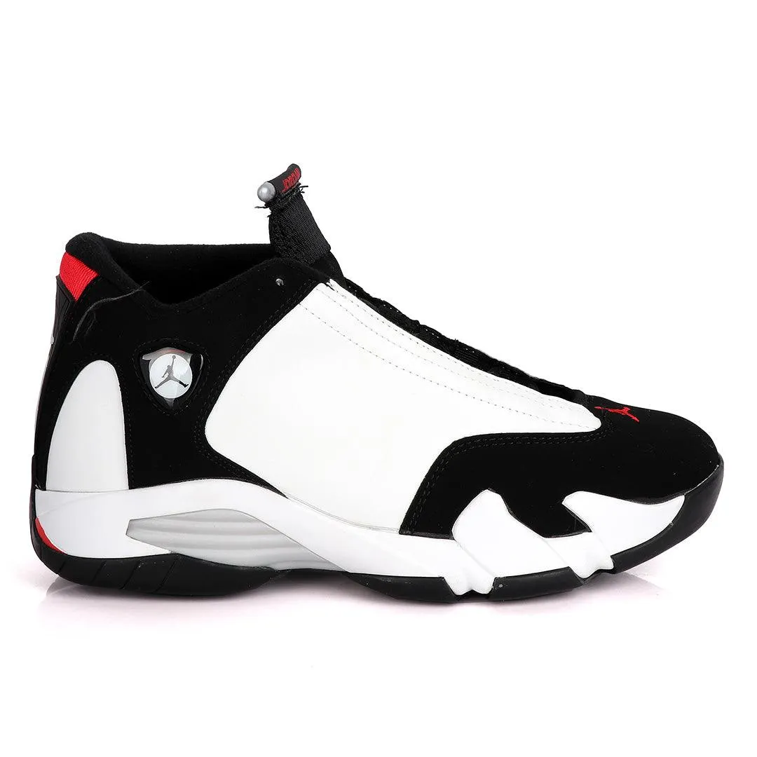 Air Jordan 14 Retro White, Black, Red Sneakers