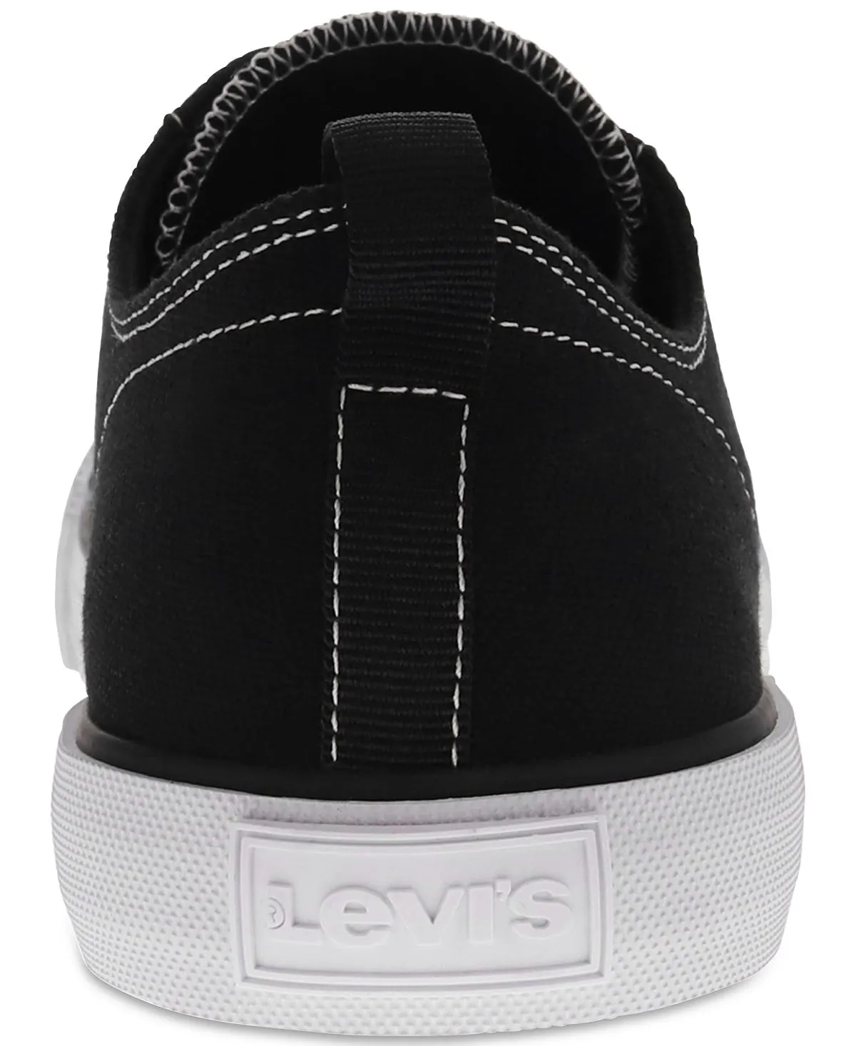 Anikin Levi's Men's Canvas Sneakers, Black