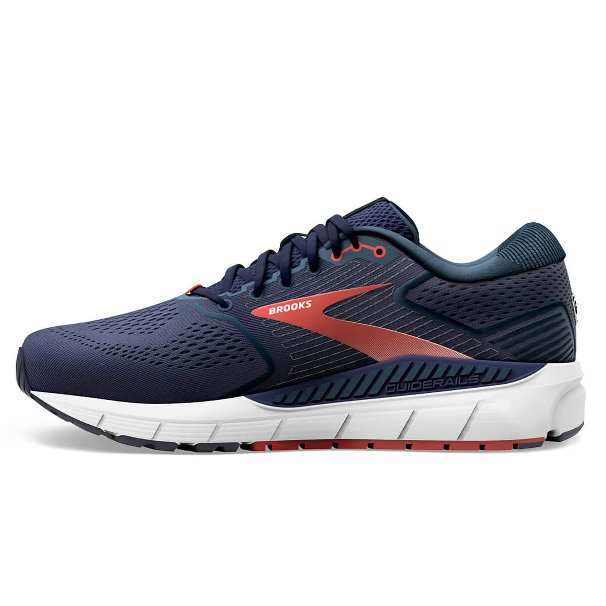 Brooks Beast 20 Mens Running Shoes | Peacoat/Midnight/Red