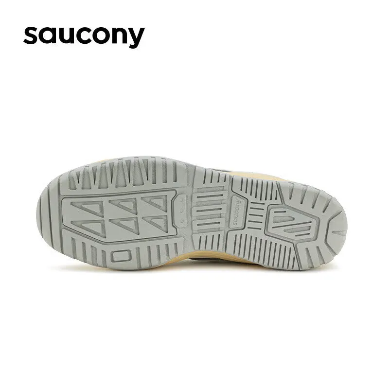 Classic unisex sneakers Saucony Cross 90 PRM for sports and leisure, gray / white