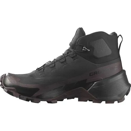 Cross Hike 2 Mid GTX boots for women Salomon, color Black/Chocolate Plum/Black