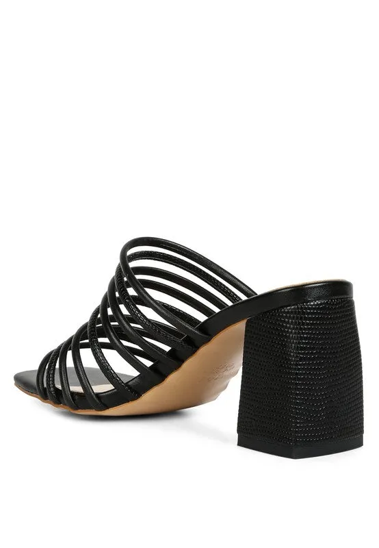 Delta Strappy Slip On Sandals