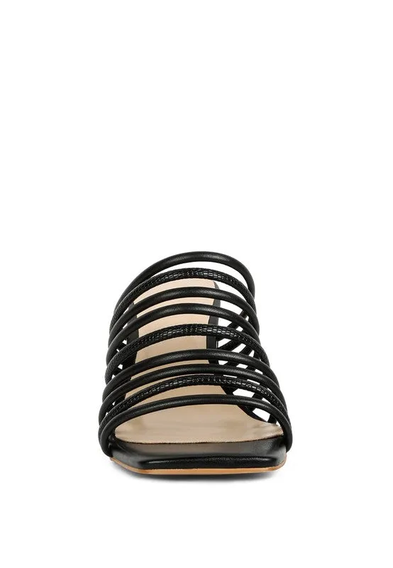 Delta Strappy Slip On Sandals