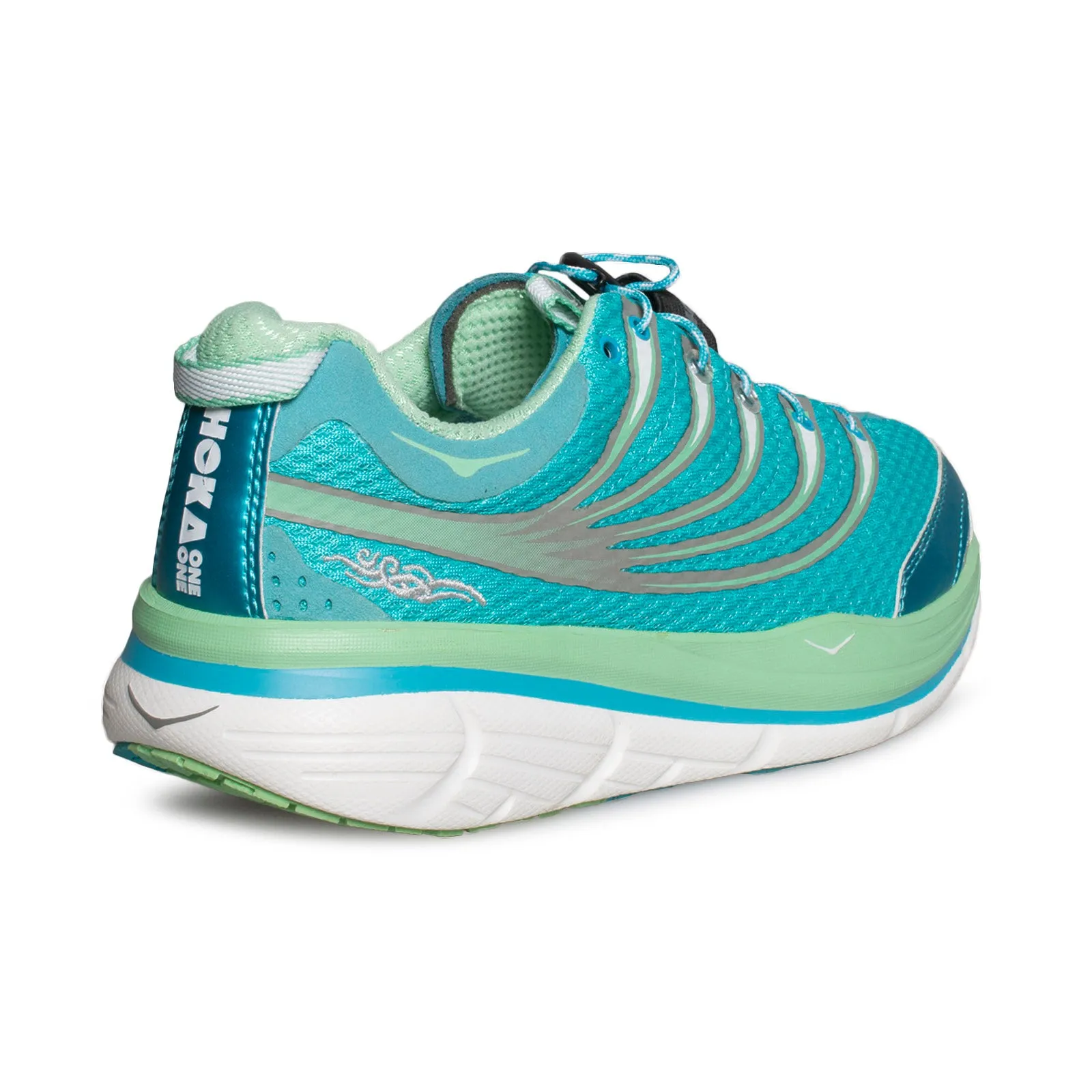 HOKA Kailua Tarmac Aqua / Green / White Shoes - Women's