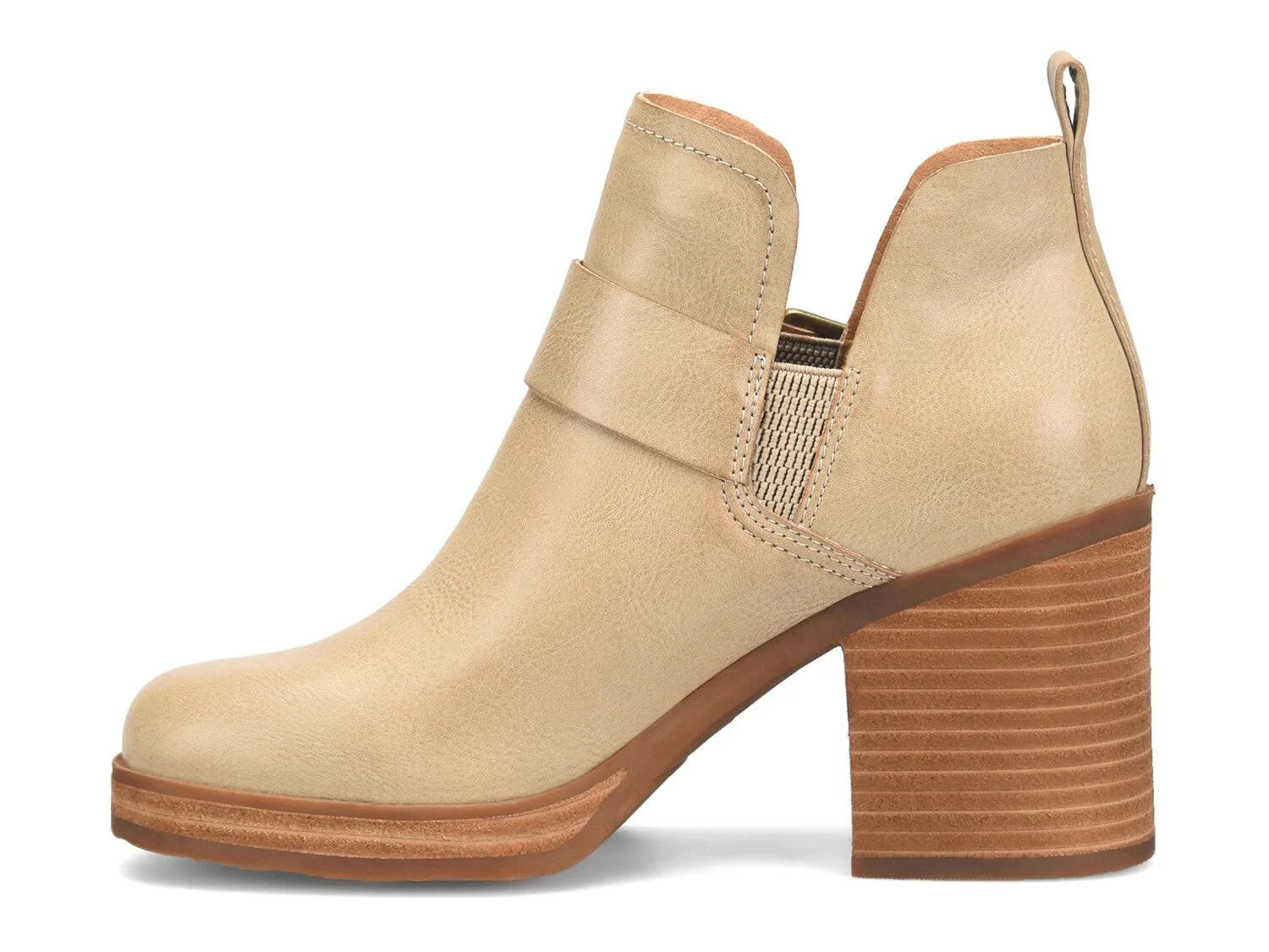 Korks Kari ankle boots, cream