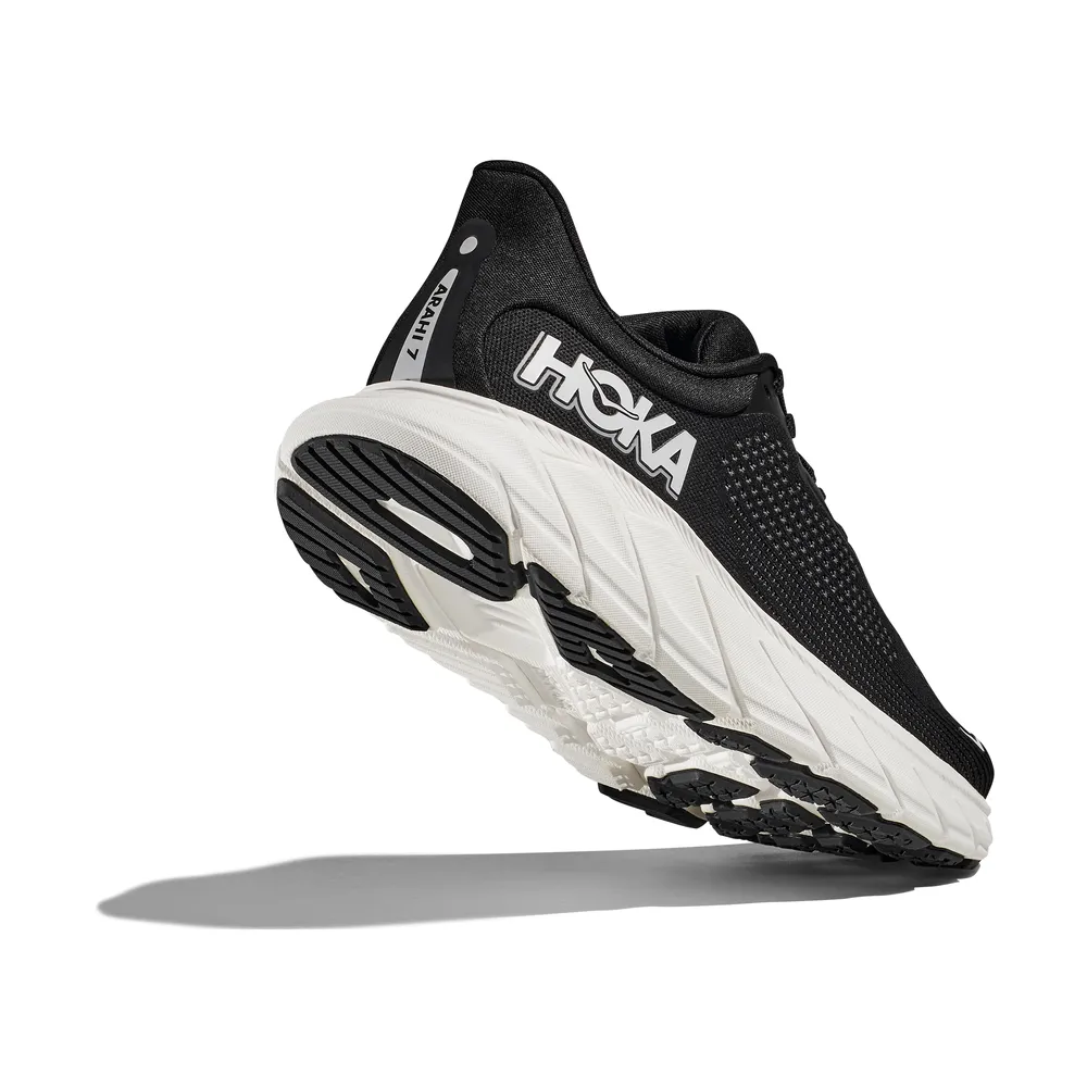 **Mens Hoka One One Arahi 7 Running Shoes - Black/White** 

This title includes the brand name for better identification and potentially improved searchability.