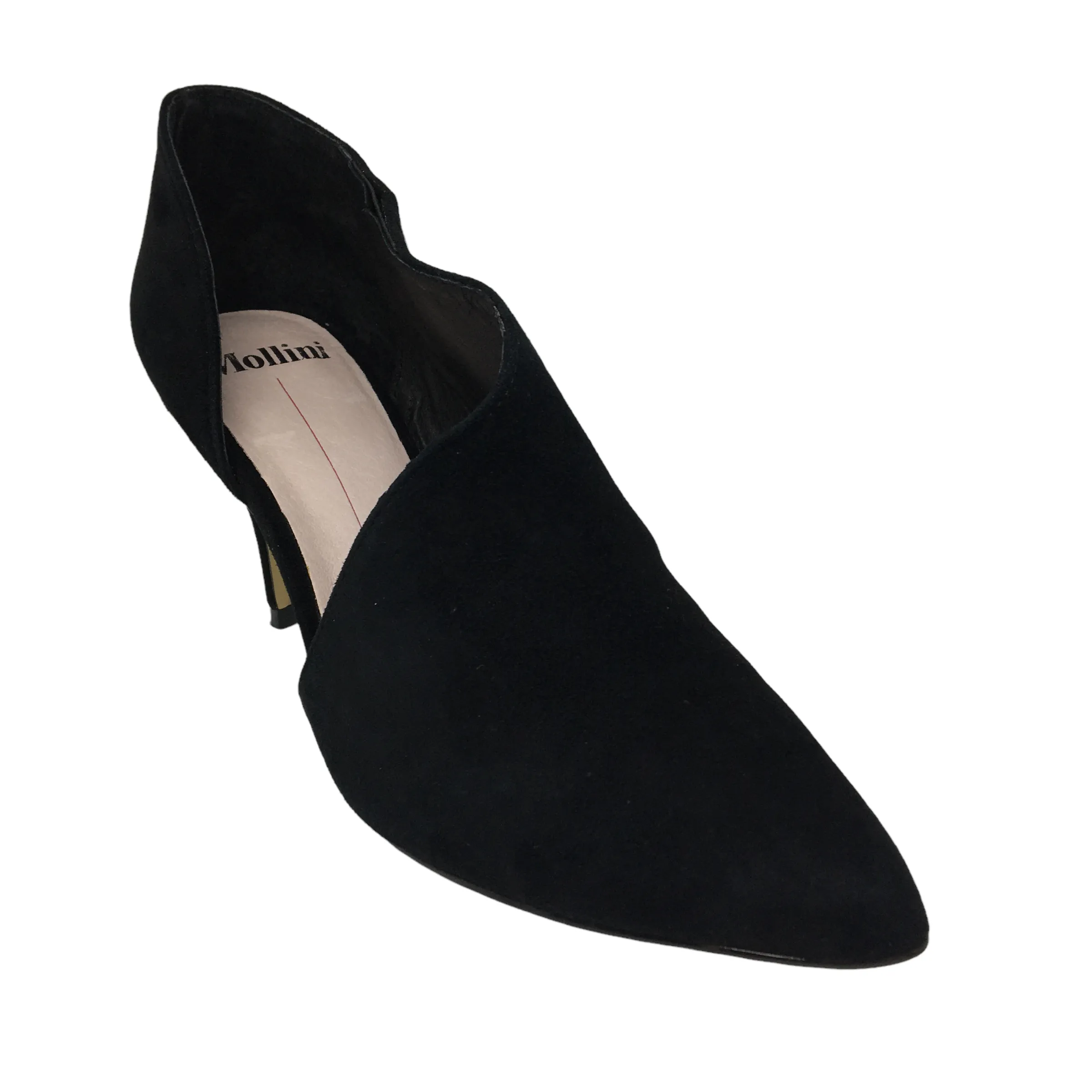 Mollini Leaven Black Suede Heel