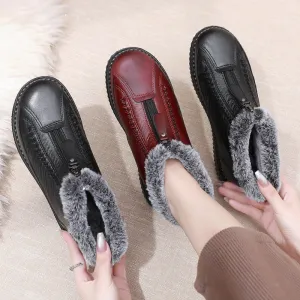 Owlkay Warm and Non-slip Flat-bottomed   Boots