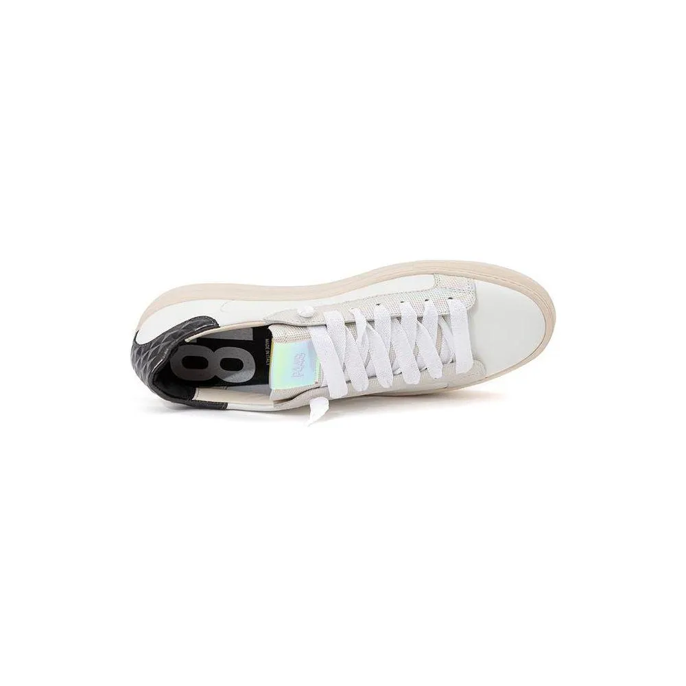 P448 Elevate Your Sneaker Game with All-White Italian Leather Kicks