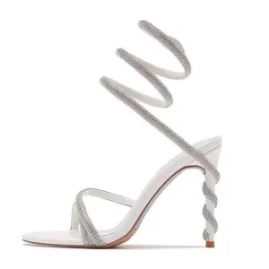 Python Heel White