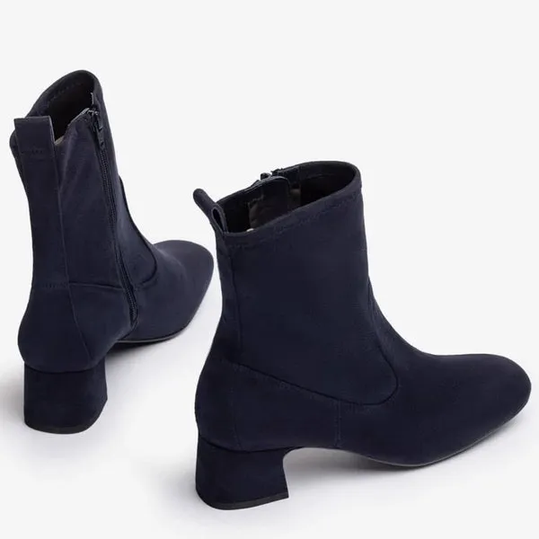 Unisa Lemico Suede Navy Ankle Boots