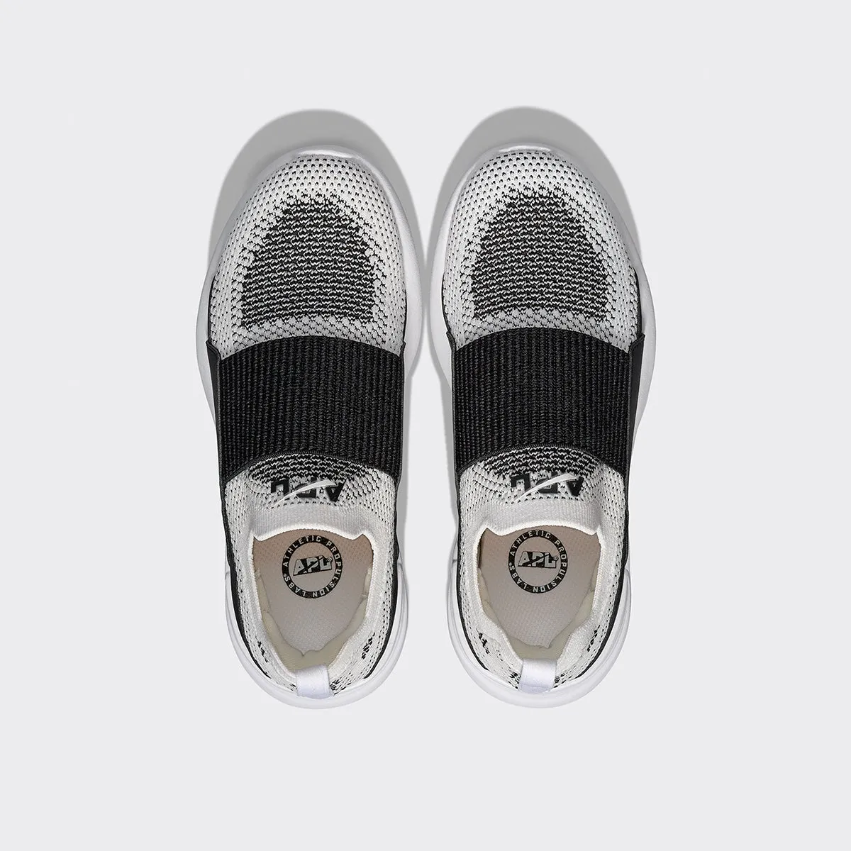 Youth's TechLoom Bliss White / Black / Black / Ribbed